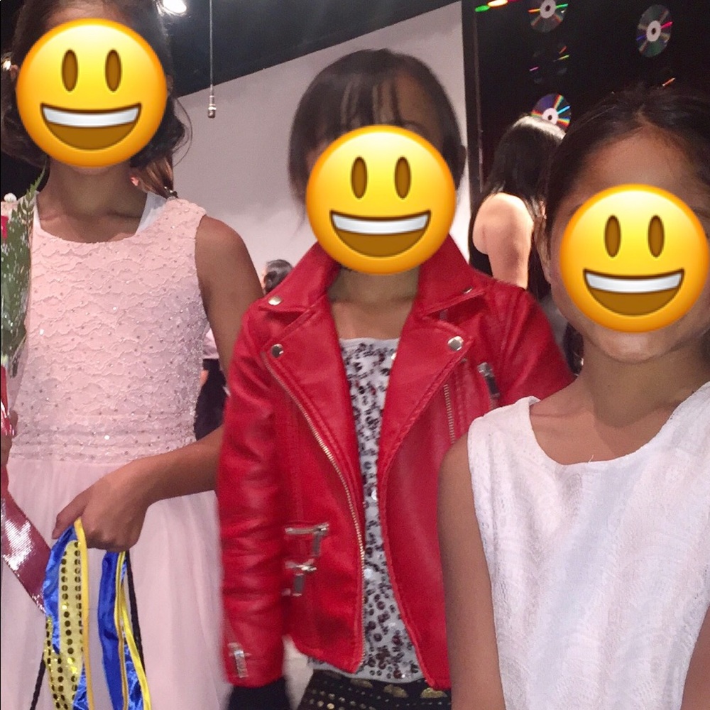Zara kids moto jacket